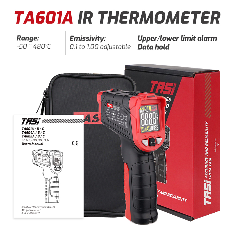 Industrial Laser Temperature - Thermomètre infrarouge TA601A TA601B TA601C, pistolet