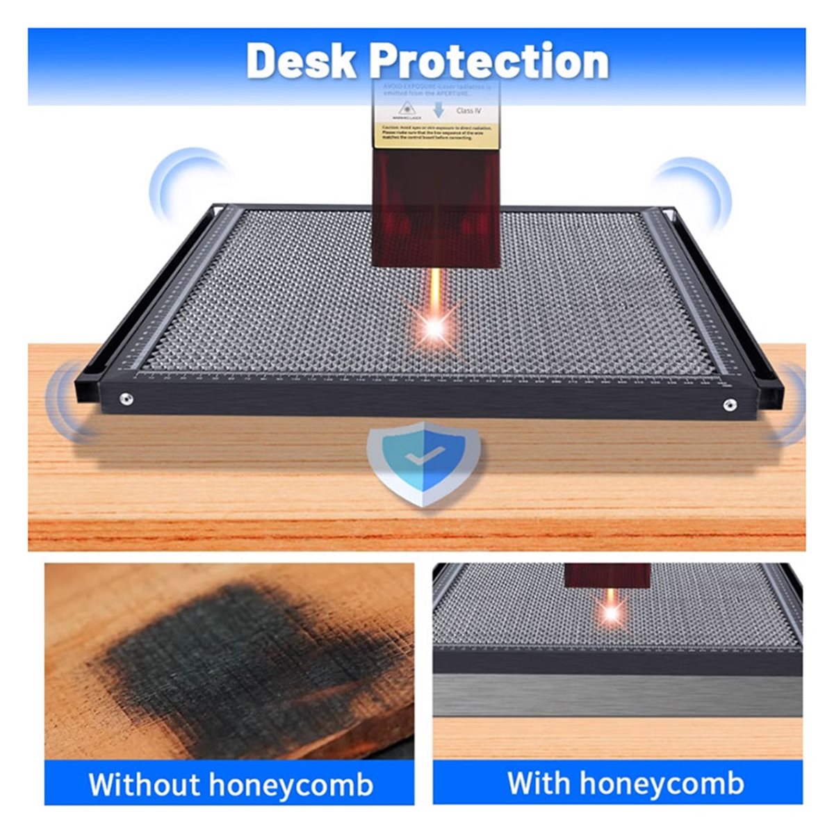 Honeycomb Laser Bed - Table de travail en nid d'abeille