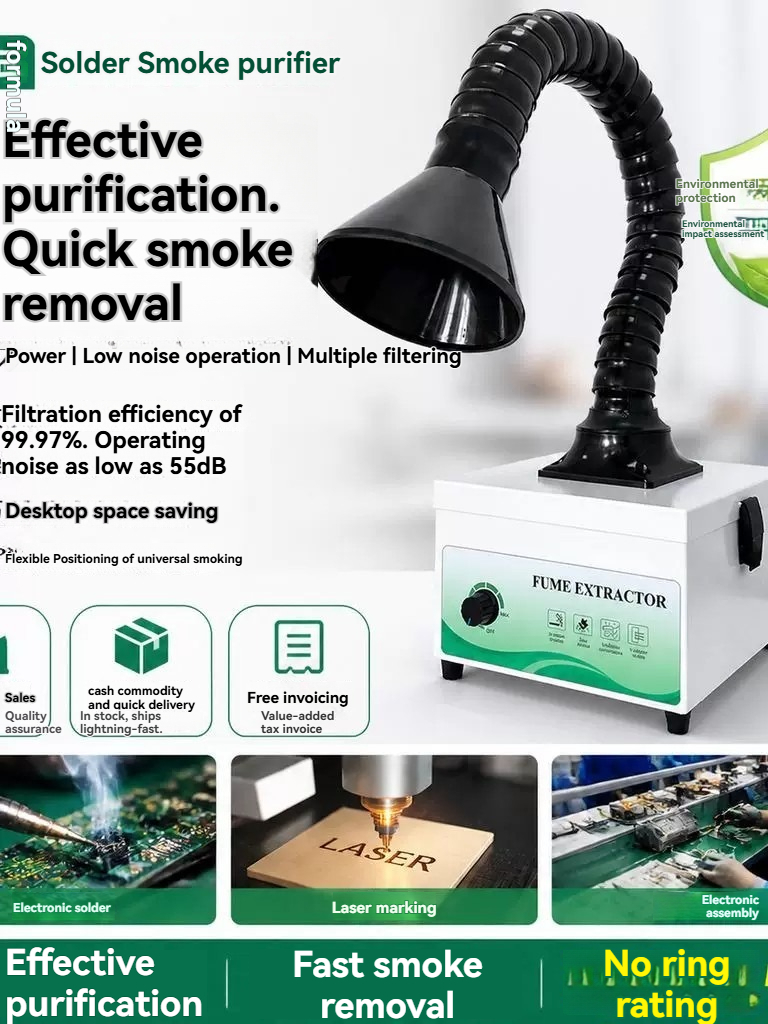 Industrial Laser Solder Iron - Mini absorbeur de fumée pour soudure