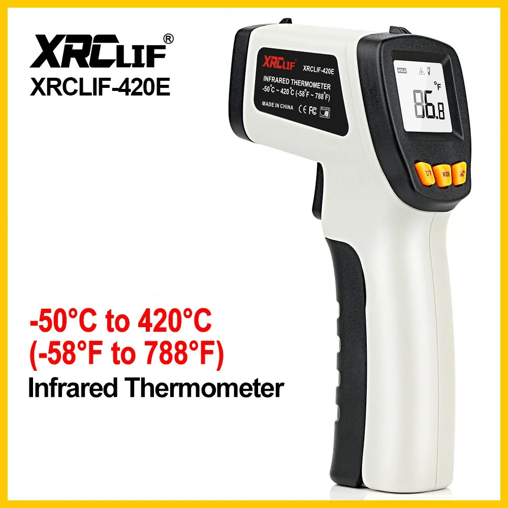 Industrial Laser Temperature - XRCLIF-Pyromètre infrarouge sans contact, Therye.com, compteur