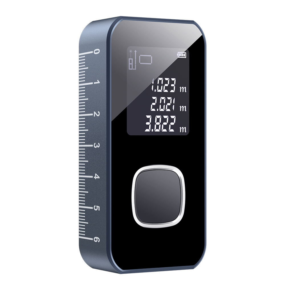 Industrial Laser Tape Measure - Télémètre laser intelligent 60M, écran LCD,