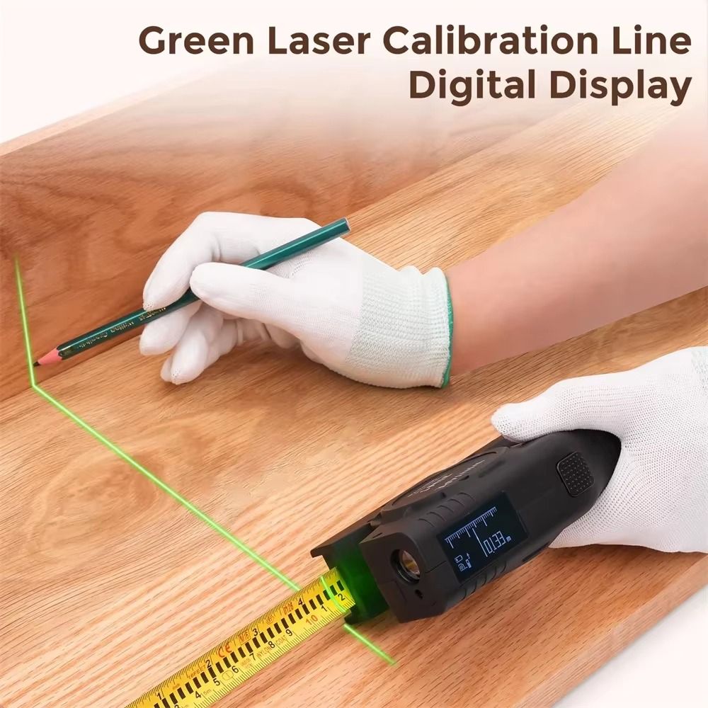 Mètre à ruban laser 3-en-1 rét - Industrial Laser Tape Measure avis et prix