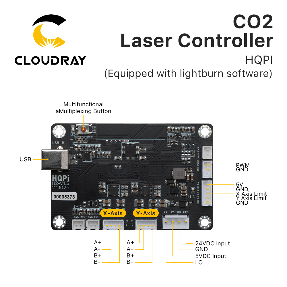 Cloudray-Contrôleur laser CO2  - Industrial Handheld Laser Engraver avis et prix