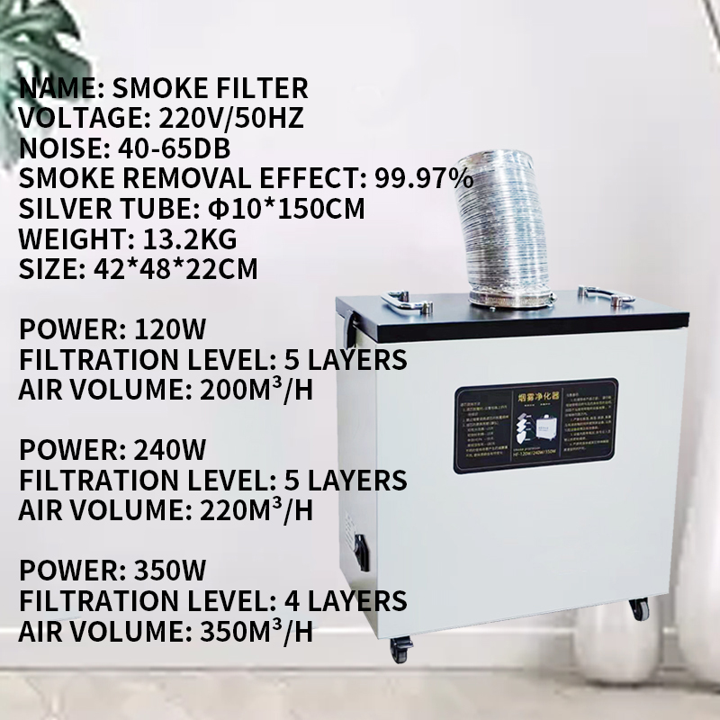 Extracteur de fumée à air pur  - Industrial Laser Fume Extractor avis et prix
