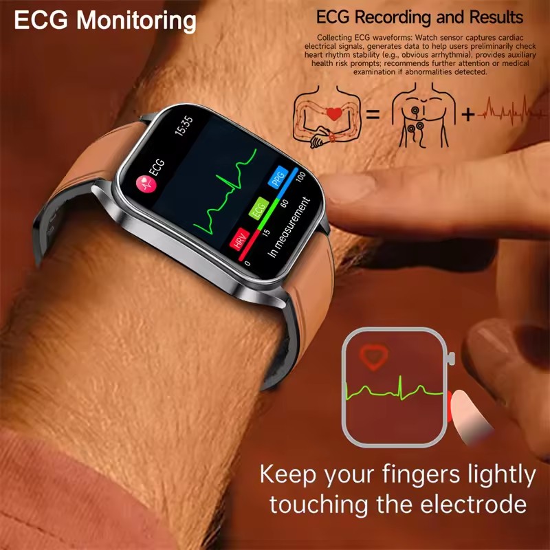Montre connectée pour hommes,  - Industrial Laser Temperature avis et prix