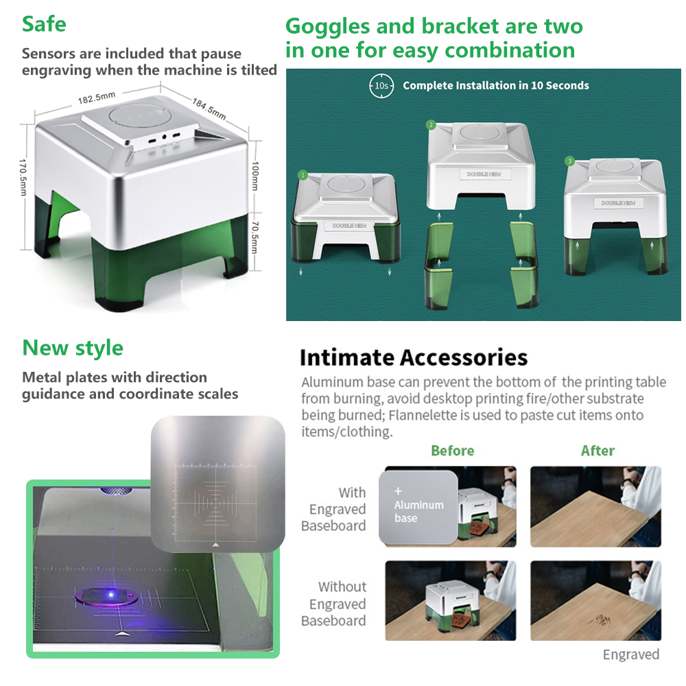 Mini graveur laser 3W portable - Industrial Handheld Laser Engraver avis et prix