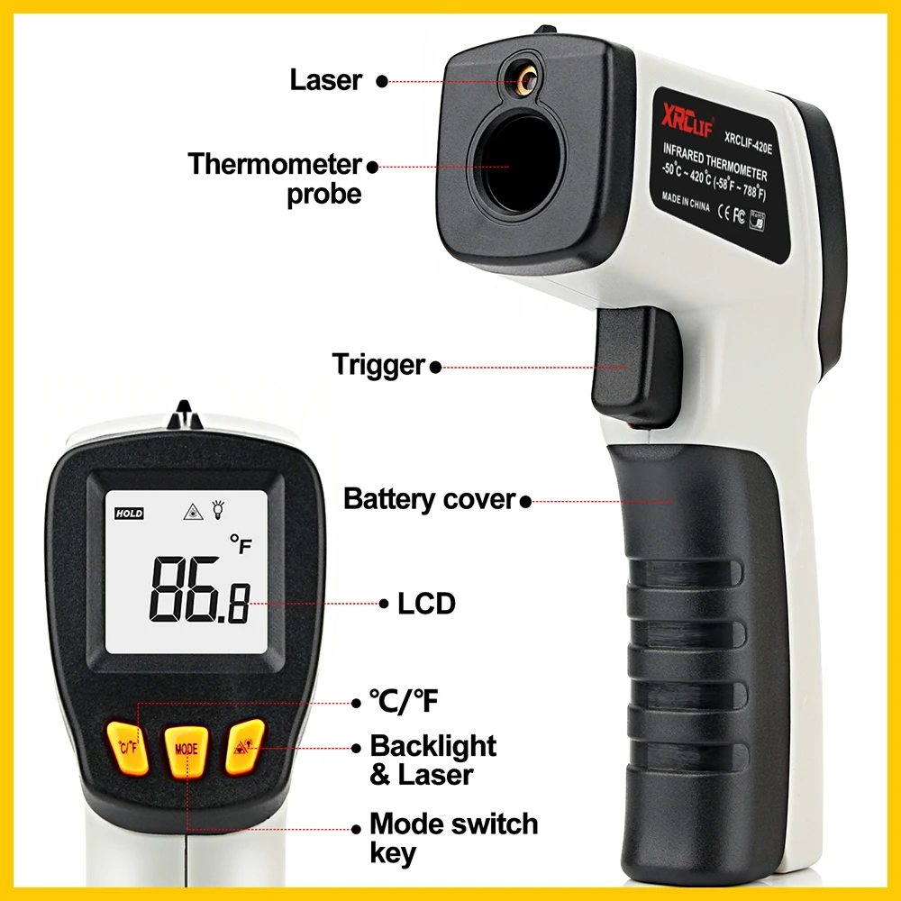 XRCLIF-Pyromètre infrarouge sa - Industrial Laser Temperature avis et prix