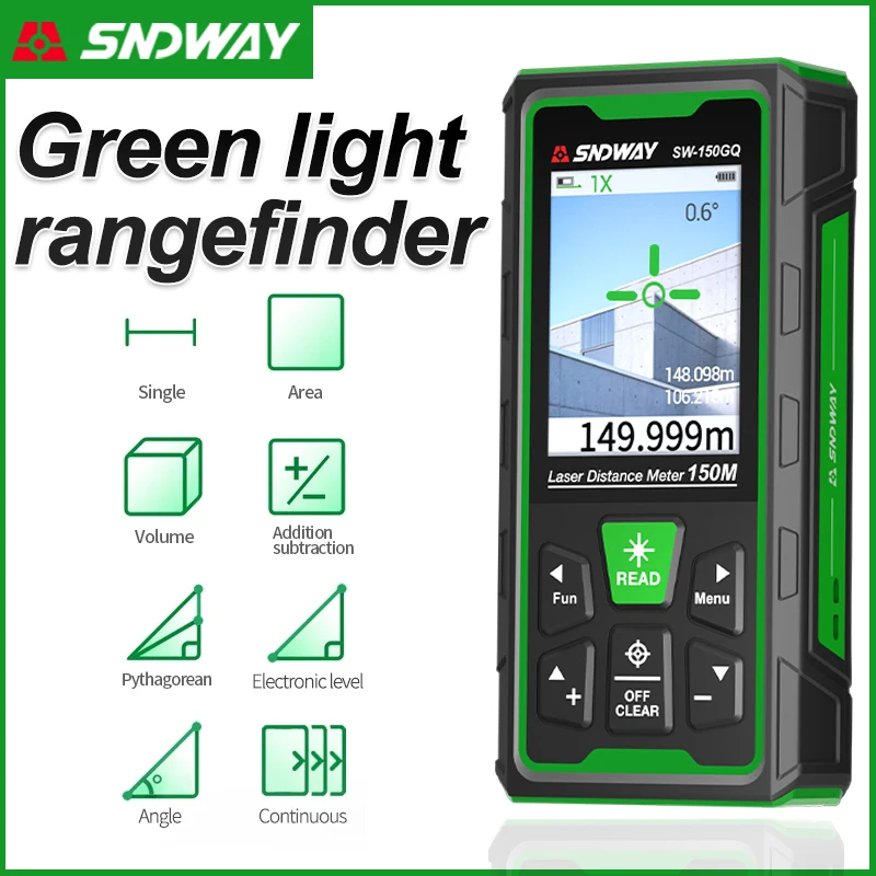 Télémètre laser vert numérique - Industrial Laser Tape Measure avis et prix