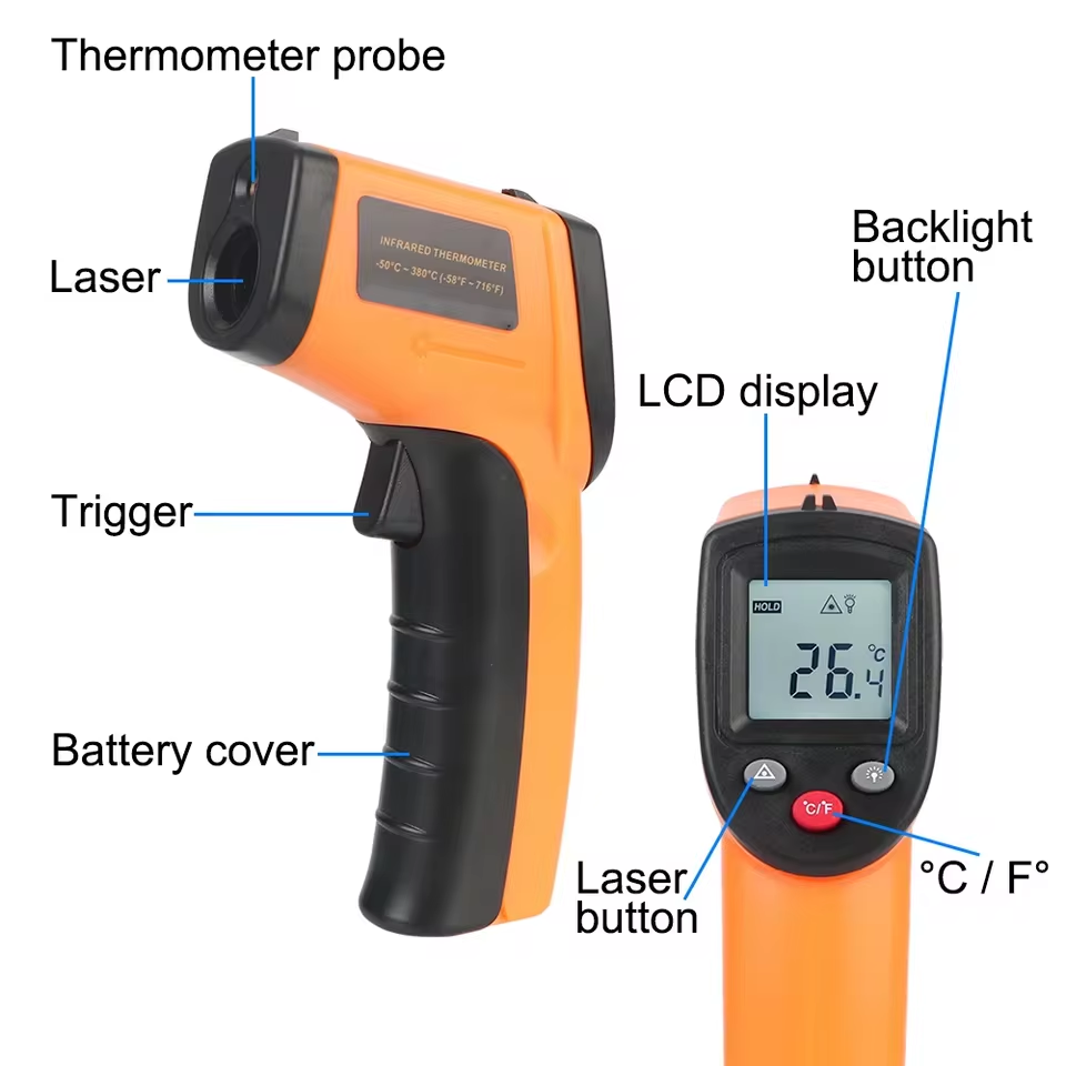 Nouveau thermomètre infrarouge - Industrial Laser Temperature avis et prix