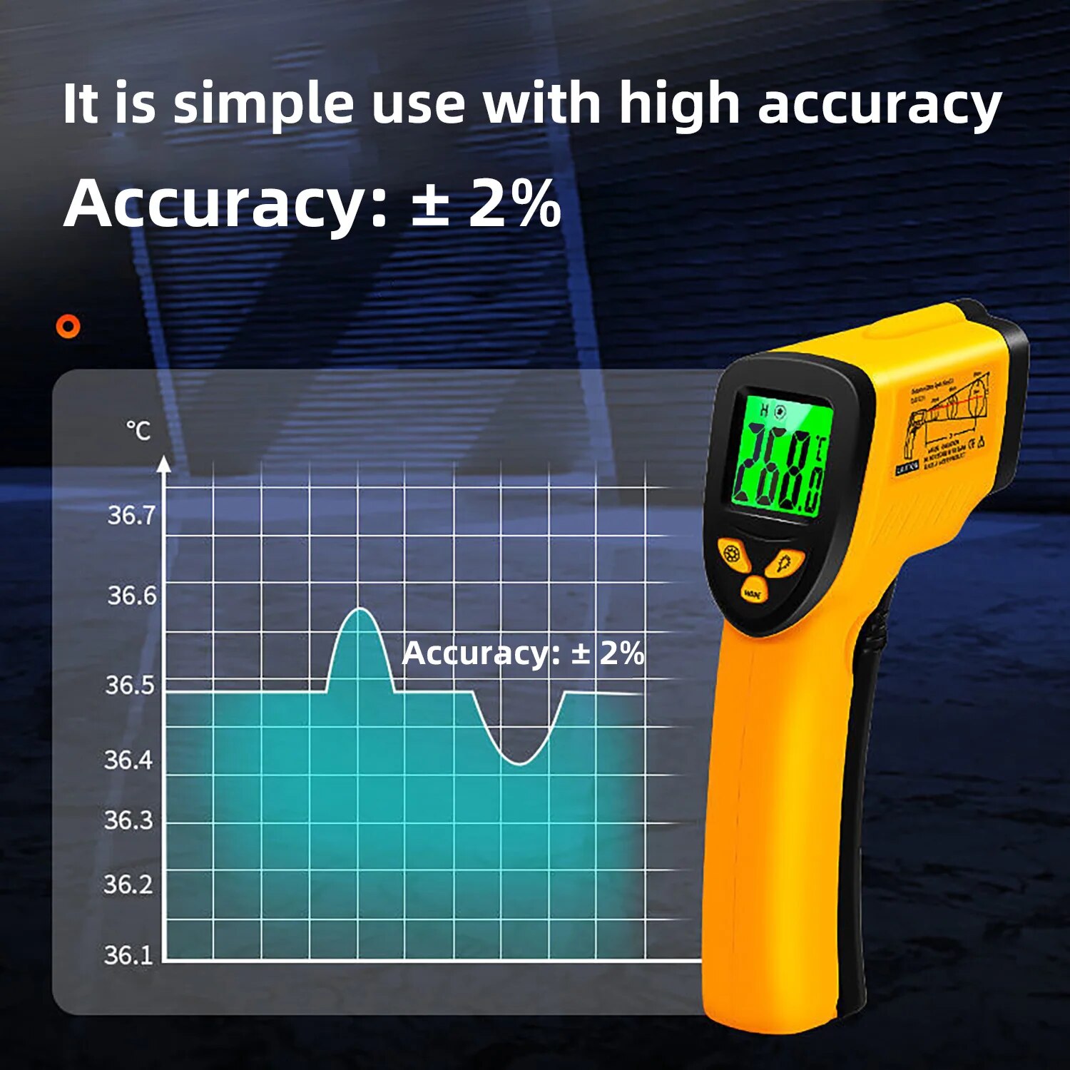Therye.com-Pistolet laser numé - Industrial Laser Temperature avis et prix